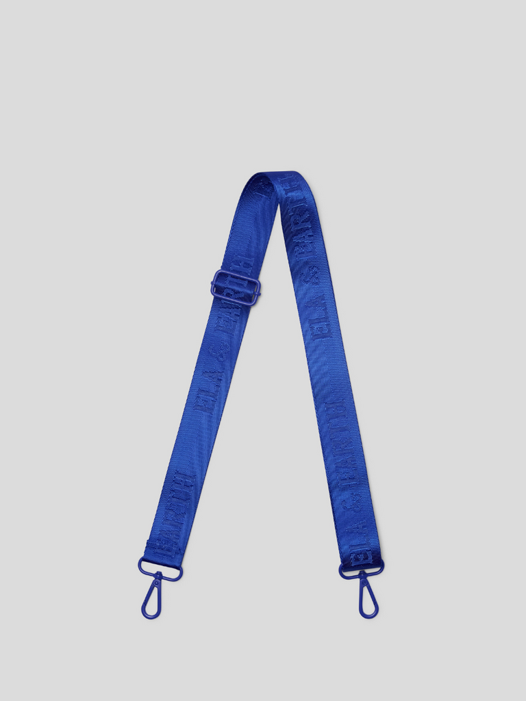 water bottle bag strap - blue