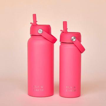 Fuchsia Pink Insulated Water Bottles