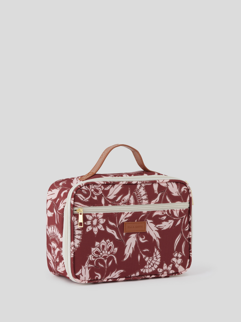 Garnet Bloom insulated lunch bag 