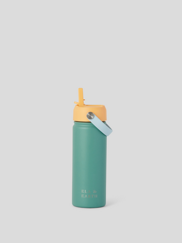 insulated water bottle - teal