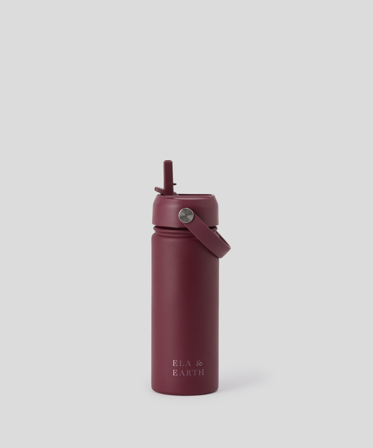 kids insulated water bottle with straw - shiraz