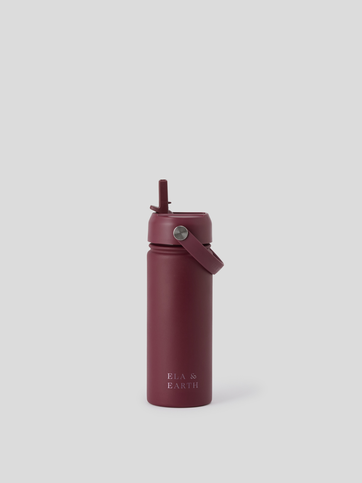 kids insulated water bottle with straw - shiraz