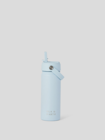 insulated water bottle - blue