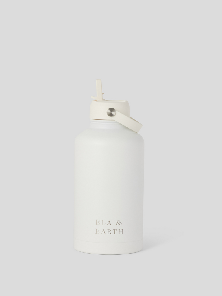 Insulated water bottle - White