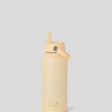 1 litre insulated water bottle - yellow