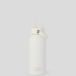 1 litre insulated water bottle - white