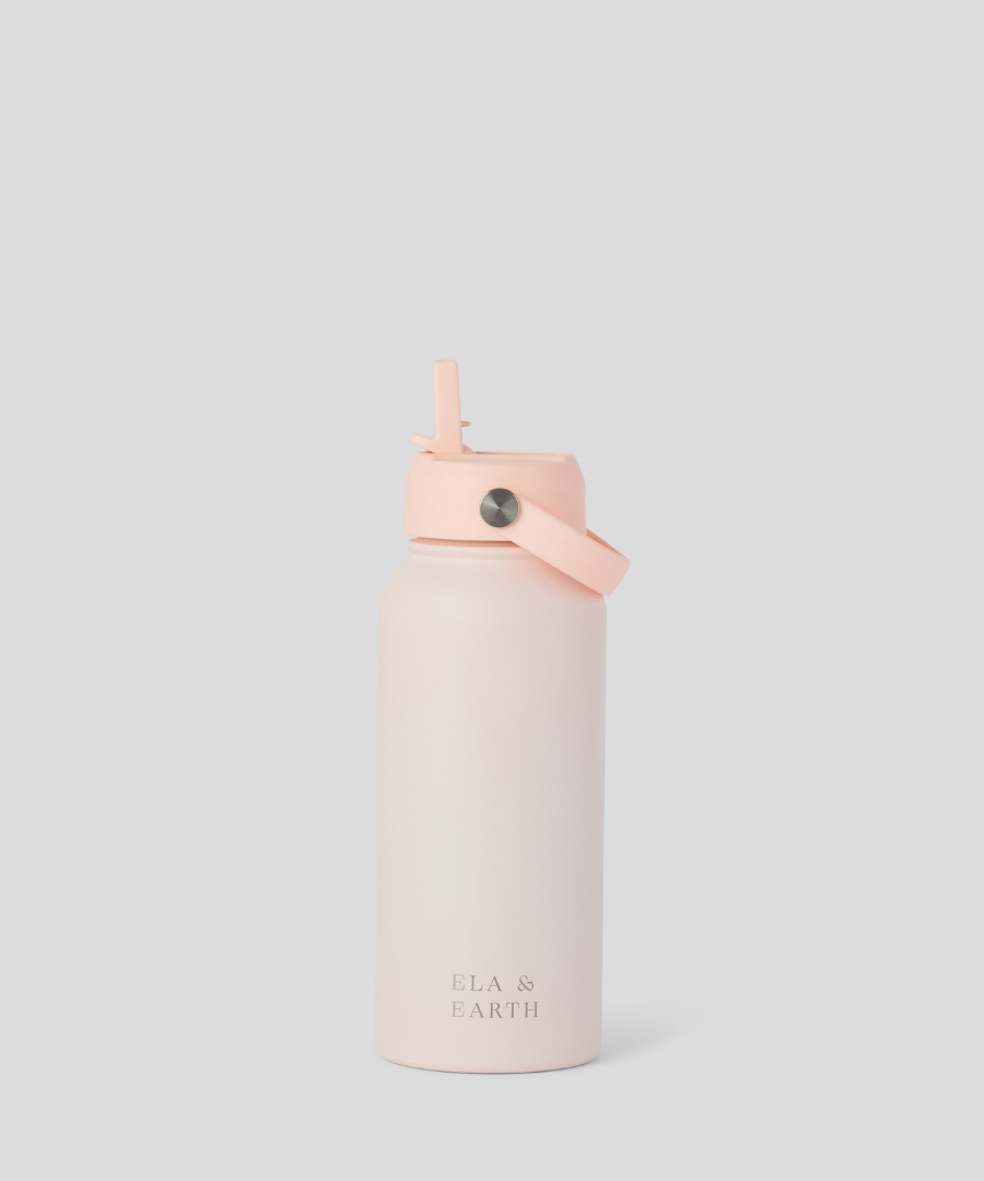 1 litre insulated water bottle - pink