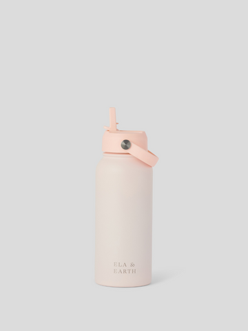 1 litre insulated water bottle - pink