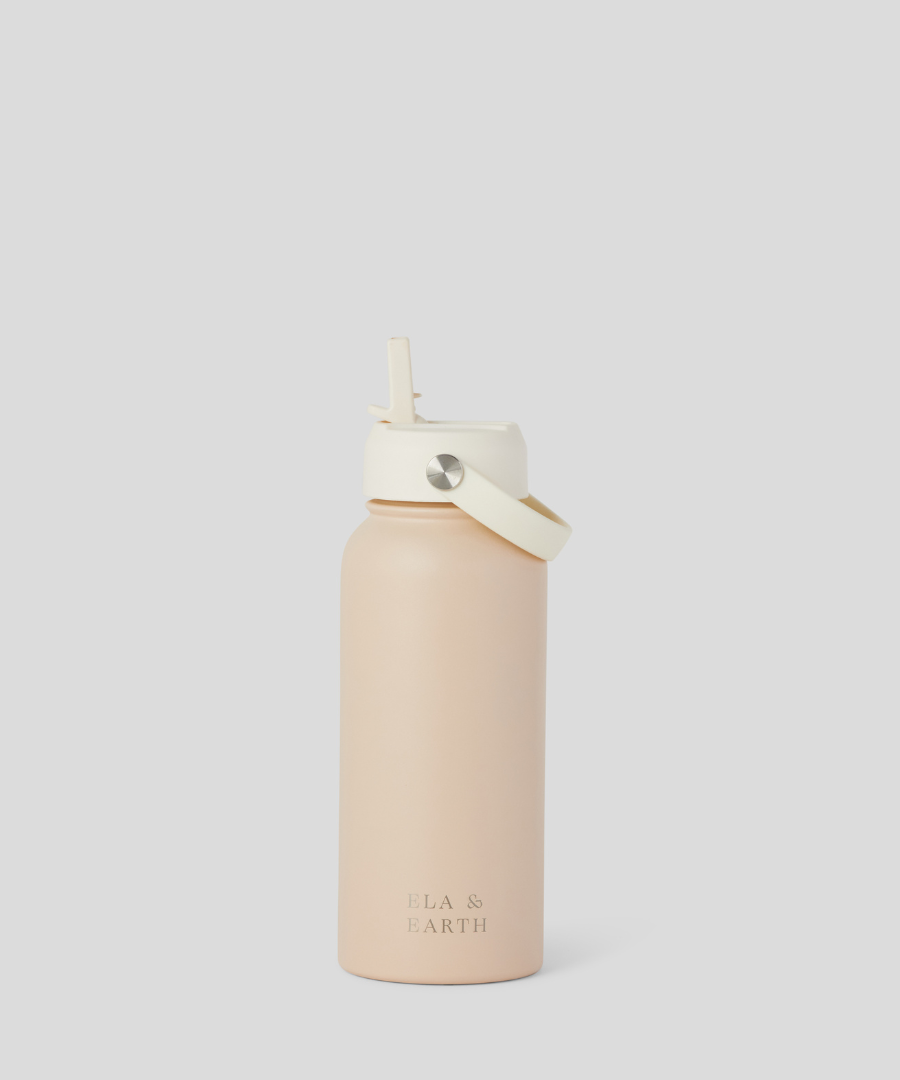 1 litre water bottle - nude