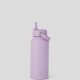 1 litre insulated water bottle - lilac