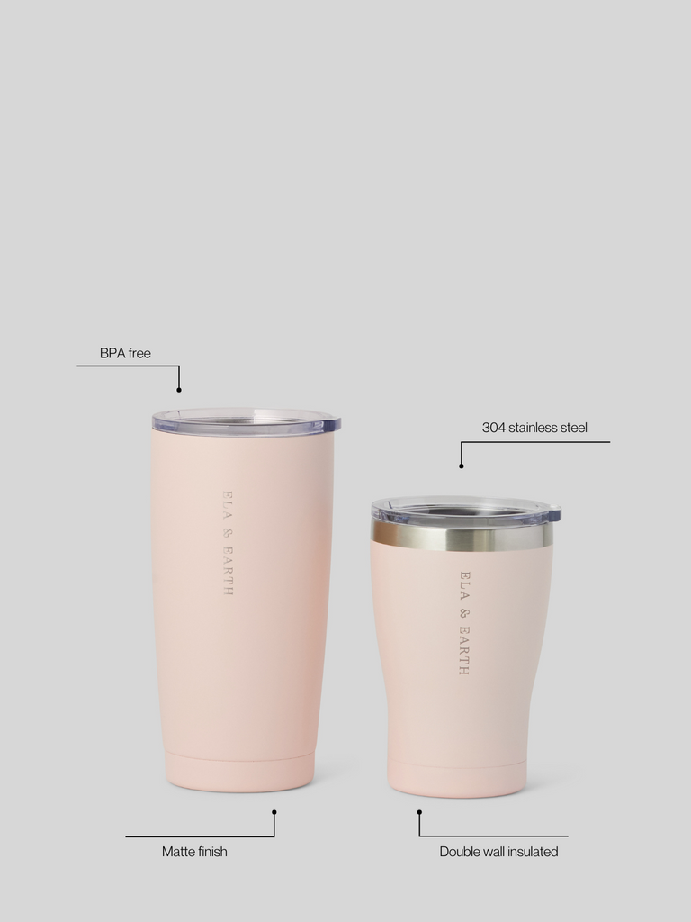 reusable coffee cup - pink