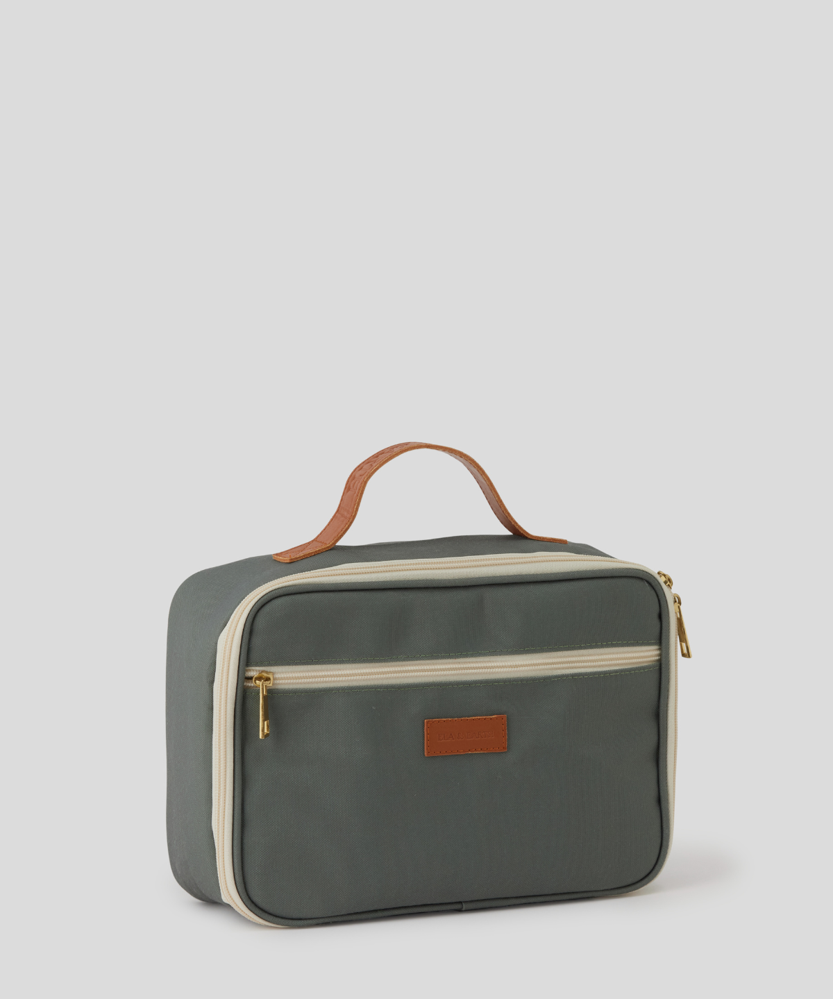 khaki kids insulated lunch bag 