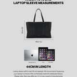 Black With Gold - Arden Insulated Tote Bag [Large]