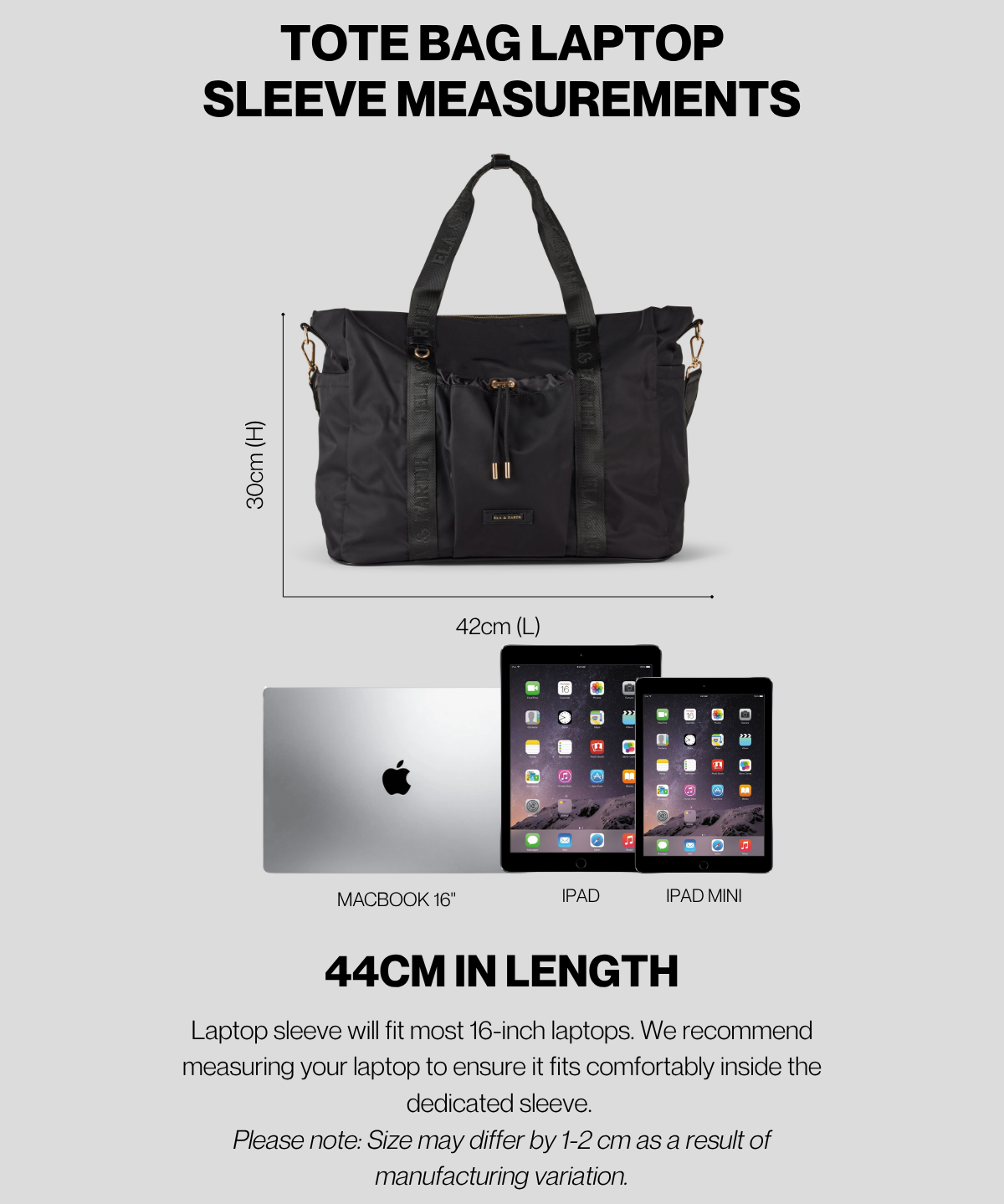 Black With Gold - Odyssey Insulated Tote Bag [Large]