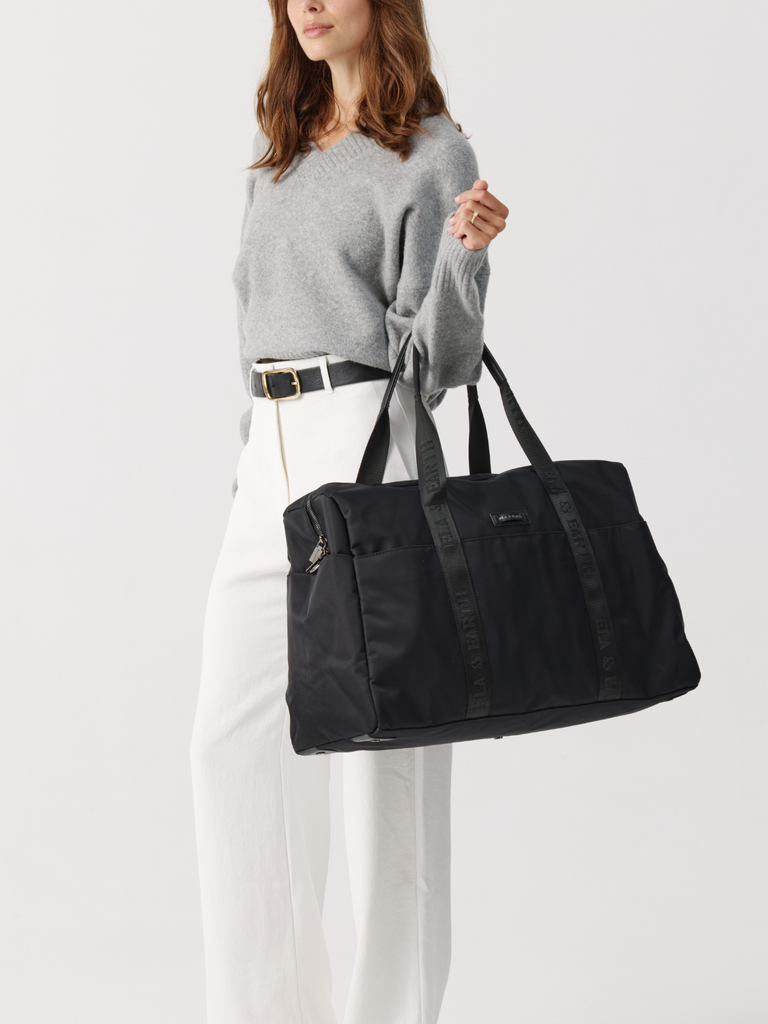 Women's Carry On Luggage - Black 