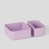 Lilac - 2 Compartment Silicone Replacements [Duo Pack]