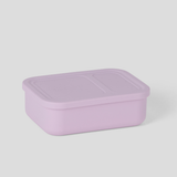 Lilac - 2 Compartment Silicone Bento Box [Removable]