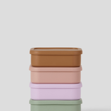 Lilac - 2 Compartment Silicone Bento Box [Removable]