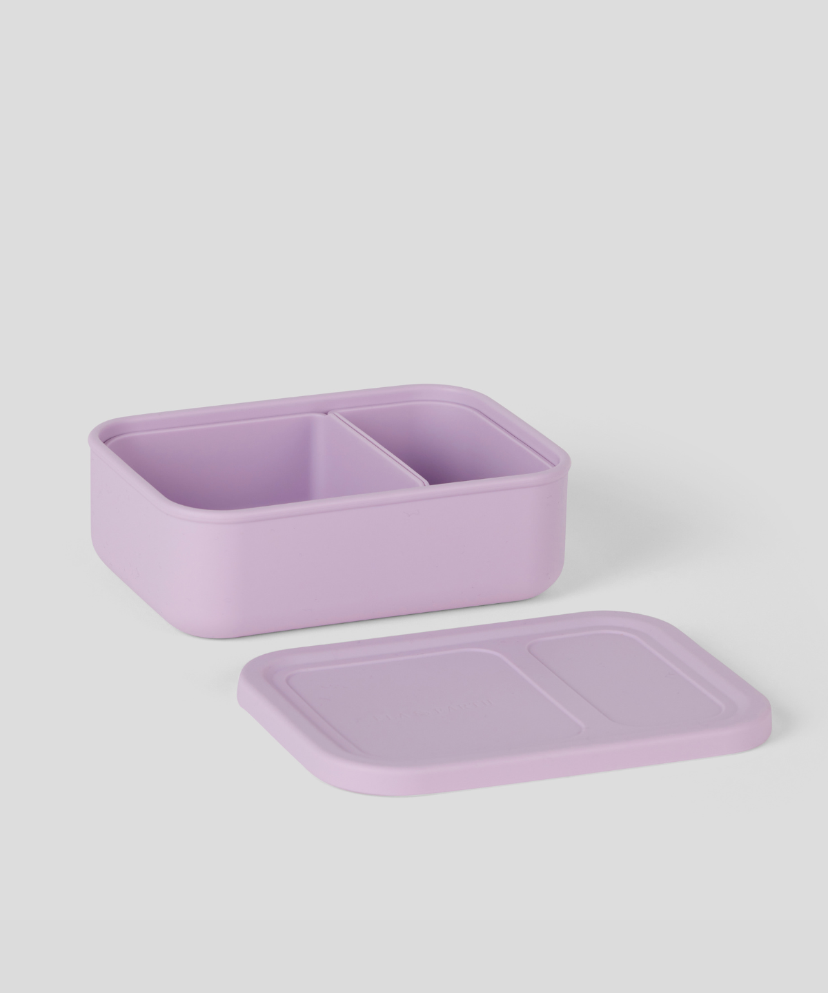 Lilac - 2 Compartment Silicone Bento Box [Removable]