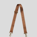 jacquard logo bag strap