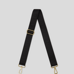 jacquard logo bag strap