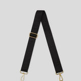 jacquard logo bag strap