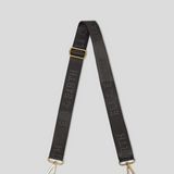 jacquard logo bag strap