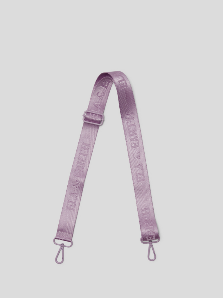 jacquard logo bag strap