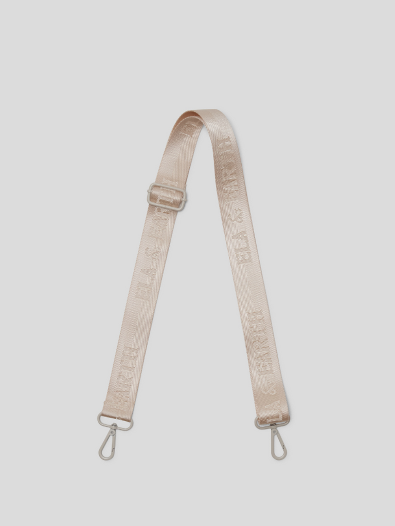 jacquard logo bag strap