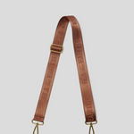 jacquard logo bag strap