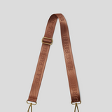 jacquard logo bag strap