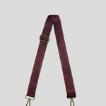 jacquard logo bag strap