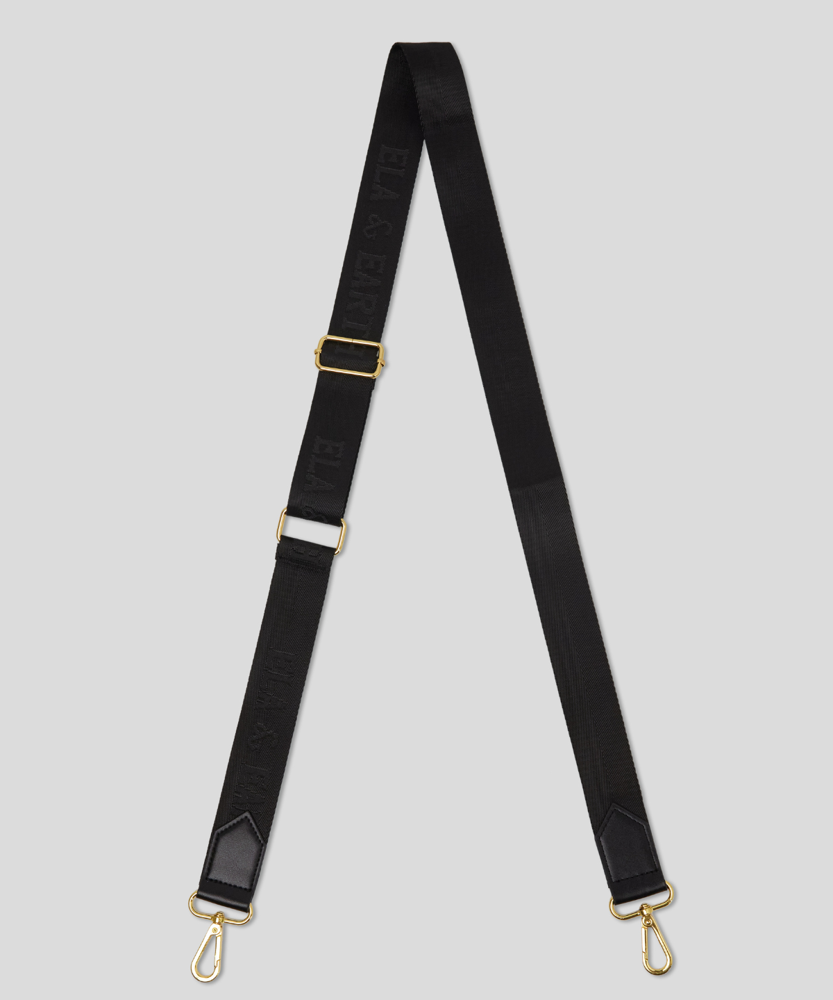 Nylon strap with leather 