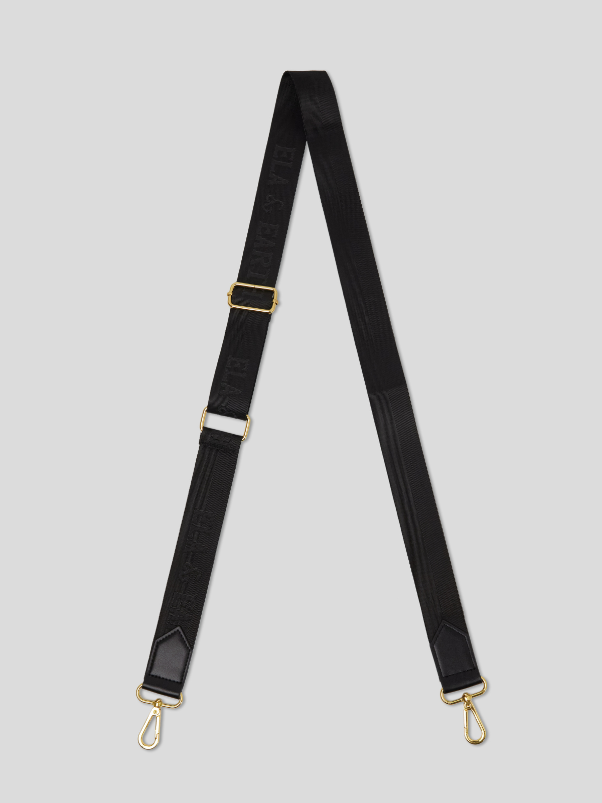 Nylon strap with leather 