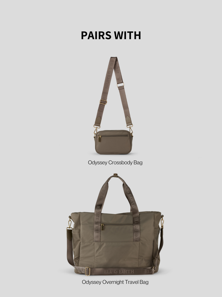 Nylon strap with leather - Oyster With Gold 