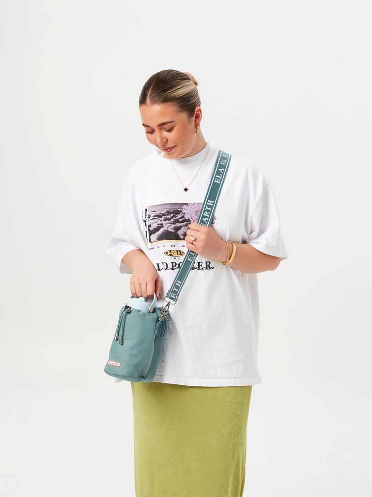 Water Bottle Sling - Ocean Blue 