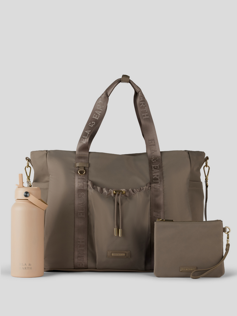 Overnight Set - Oyster With Gold / Chai 