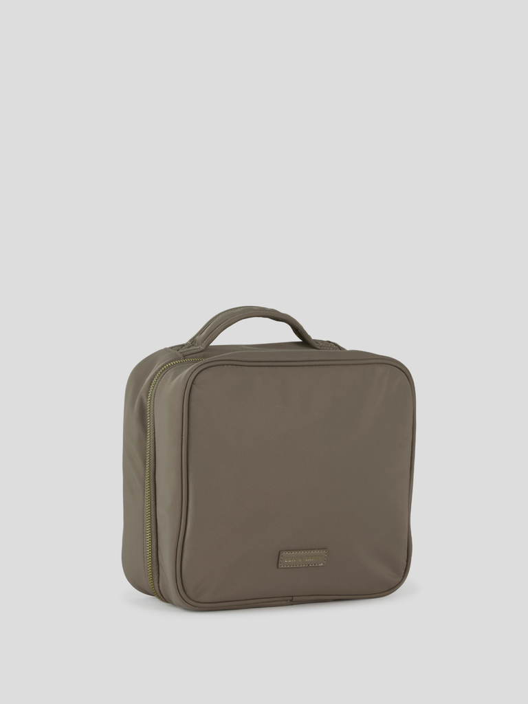 Zippered Toiletry Bag - Beige