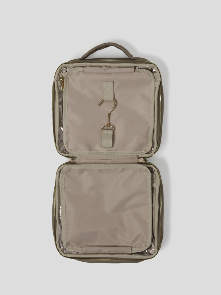 Hanging Toiletries Bag - Beige