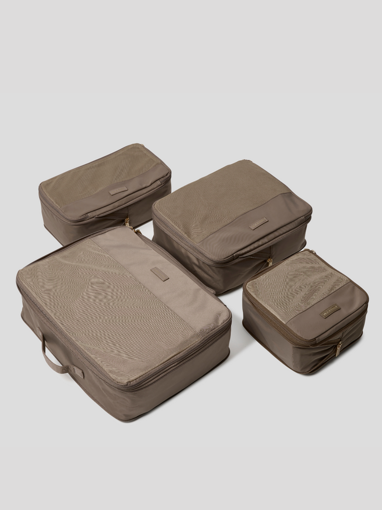 Packing Cubes - Oyster With Gold 