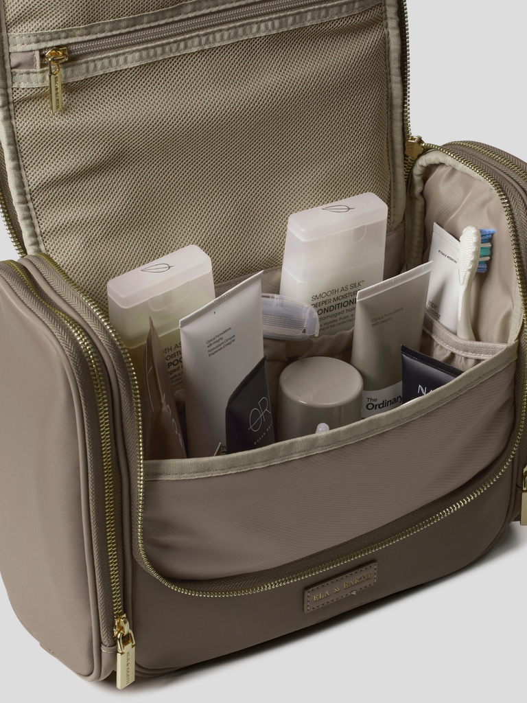 Aesthetic Toiletry Bag - Beige