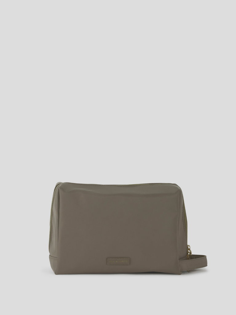 Zippered Toiletry Bag - Oyster 