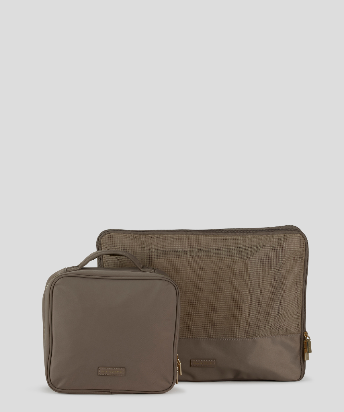 Travel Essential Duo -  Oyster With Gold 