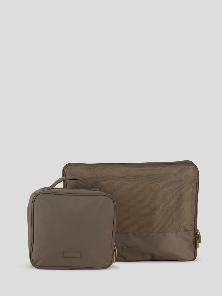 Travel Essential Duo -  Oyster With Gold 