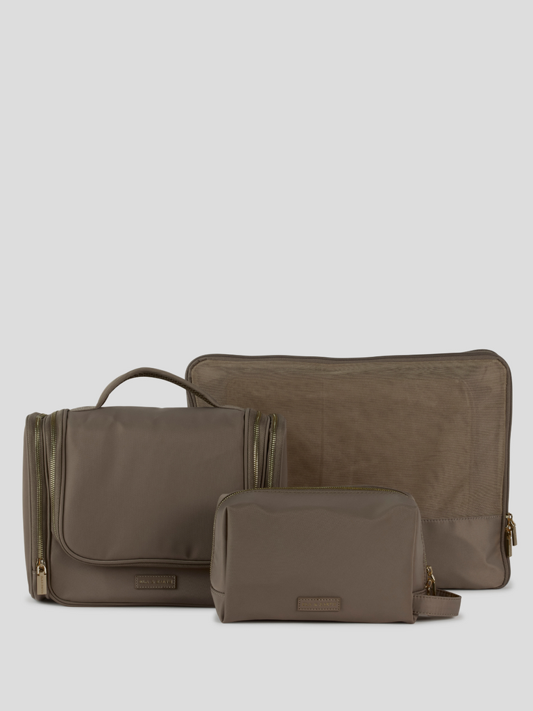 Travel Trio - Oyster With Gold 