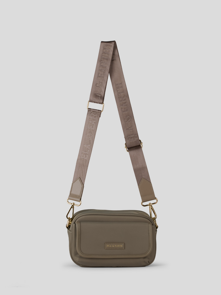 Everyday Crossbody Bag - Oyster With Gold 