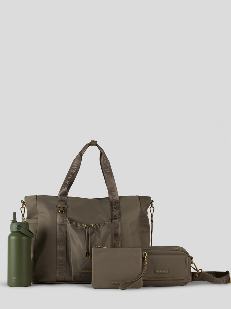 Ultimate overnight set - Oyster With Gold / green 