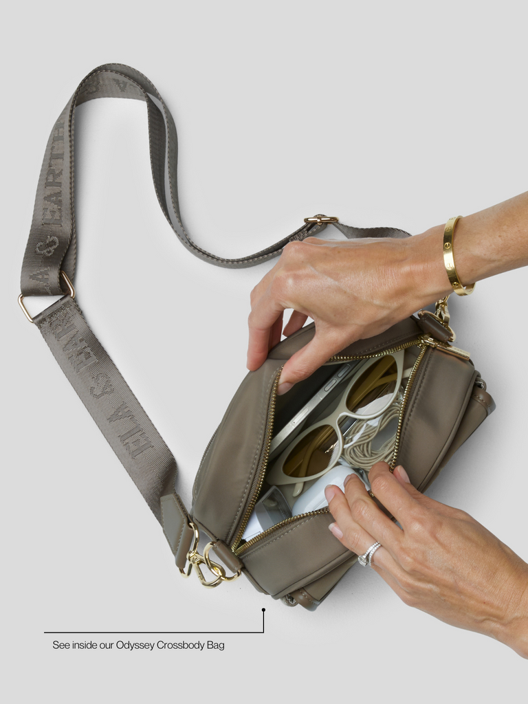 Everyday Carry Bag - Oyster With Gold 