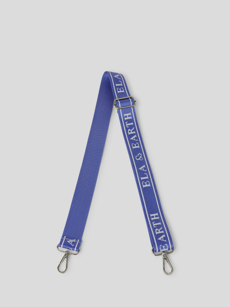  kids ela & earth jacquard logo bag strap