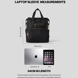 Black With Gold - Odyssey Insulated Backpack [Large]